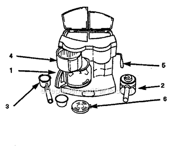 Page A Diagram and Parts List for ECM15  Mr Coffee Espresso Machine